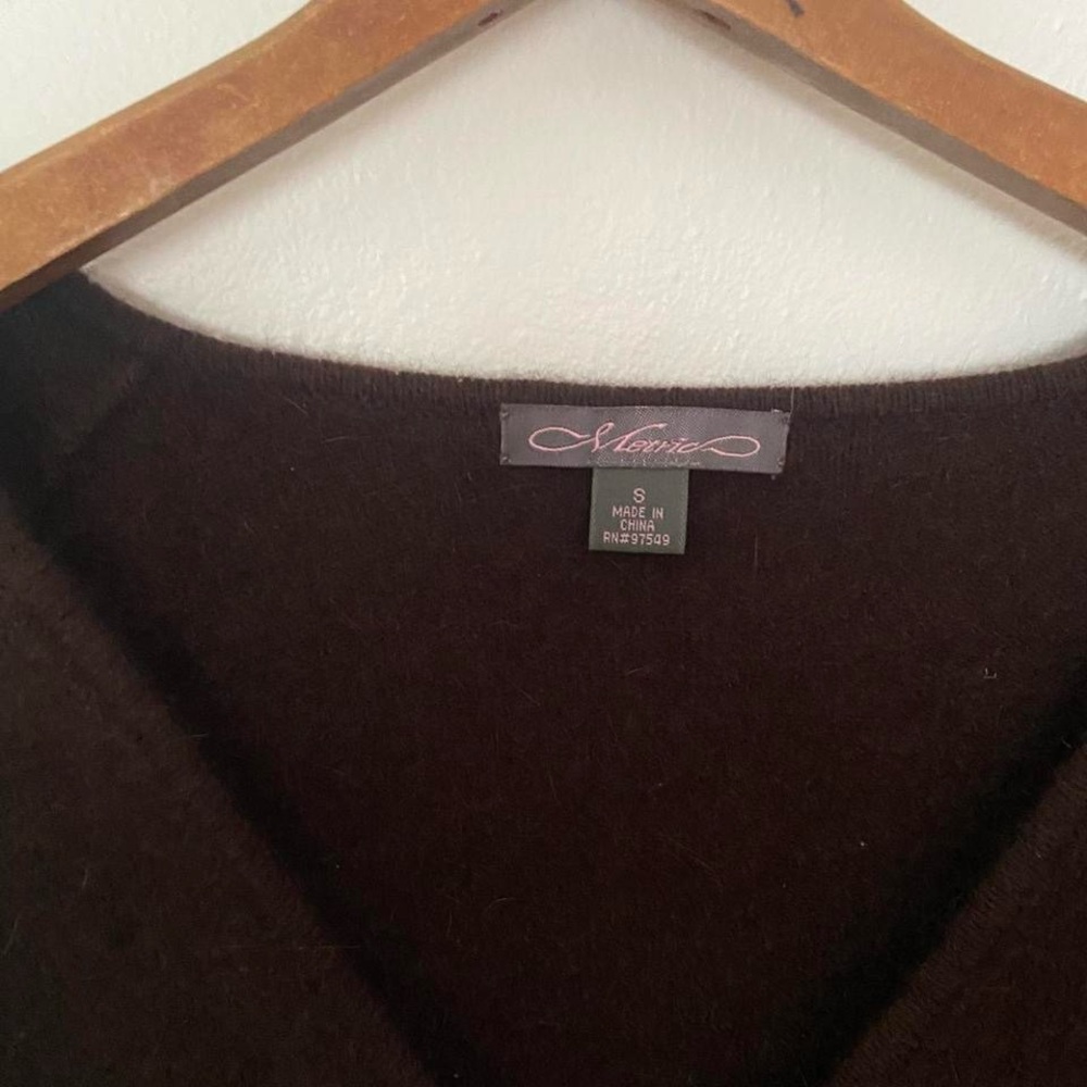 Brown angora sweater - Picture 6 of 8